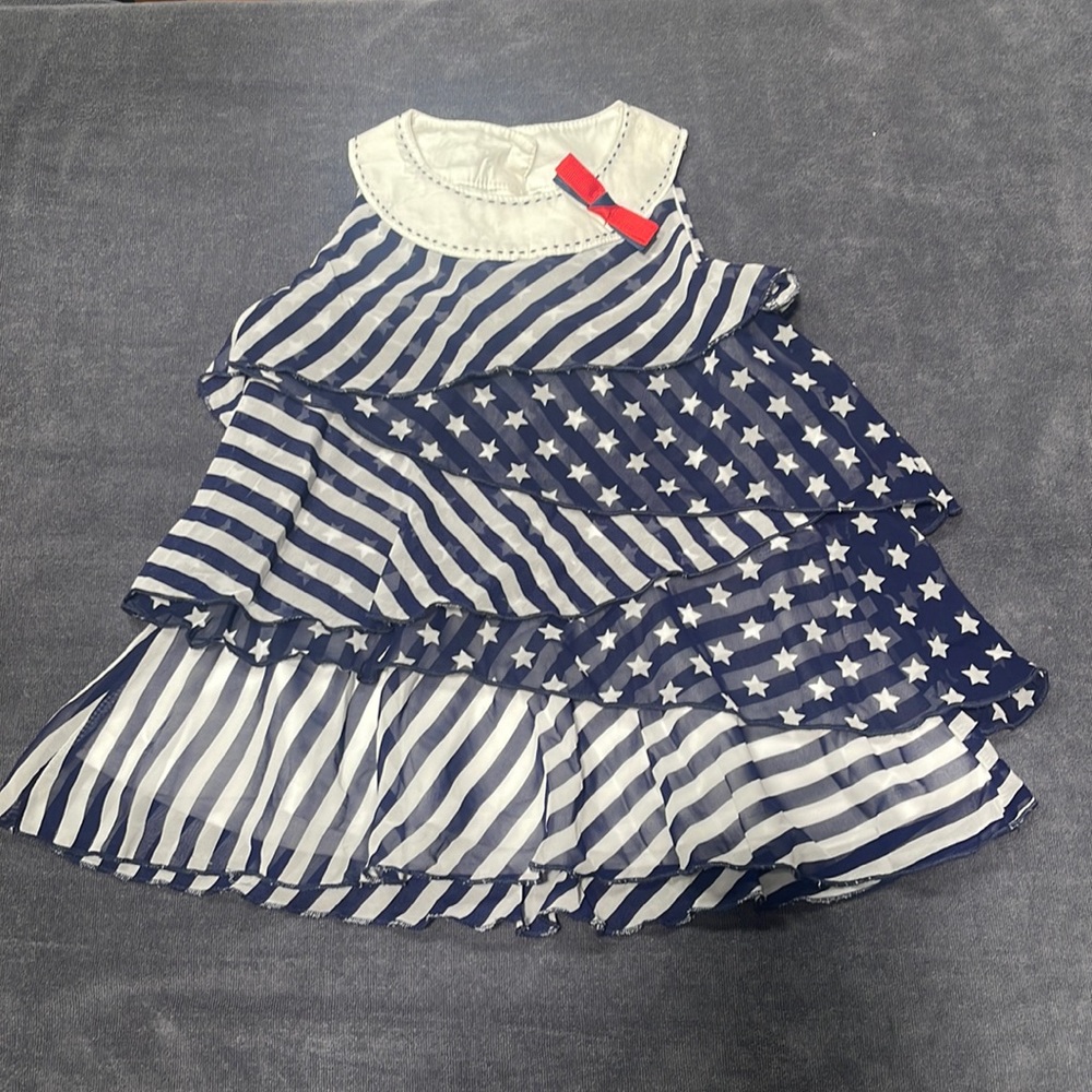 Blue Stars and Stripes Dress